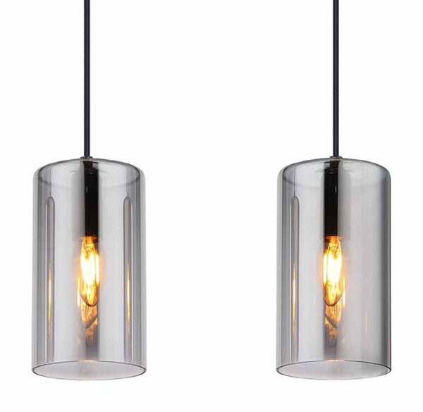 Globo Olly hanglamp – E14 (kleine fitting) – Zwart - Image 3