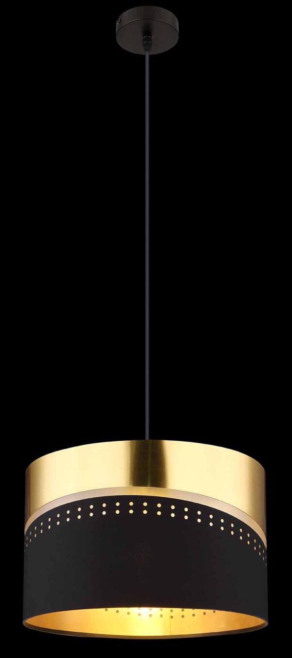 Globo Or hanglamp – ø 35 cm – E27 (grote fitting) – Zwart - Image 3