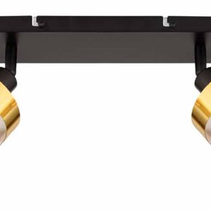 Globo Or spot – E14 (kleine fitting) – Zwart