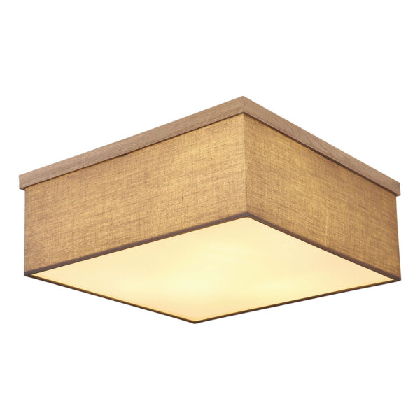 Globo Ossi plafonniere – LED + E27 – Zwart