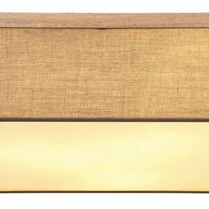 Globo Ossi plafonniere – LED + E27 – Zwart