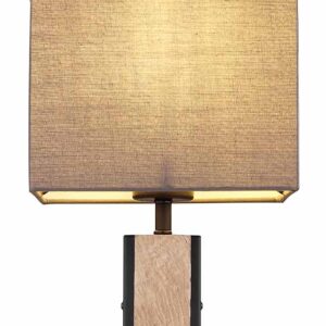 Globo Ossi wandlamp – LED + E27 – Zwart