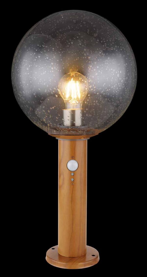 Globo Ossy vloerlamp – ø 25 cm – LED + E27 – Naturel - Image 3