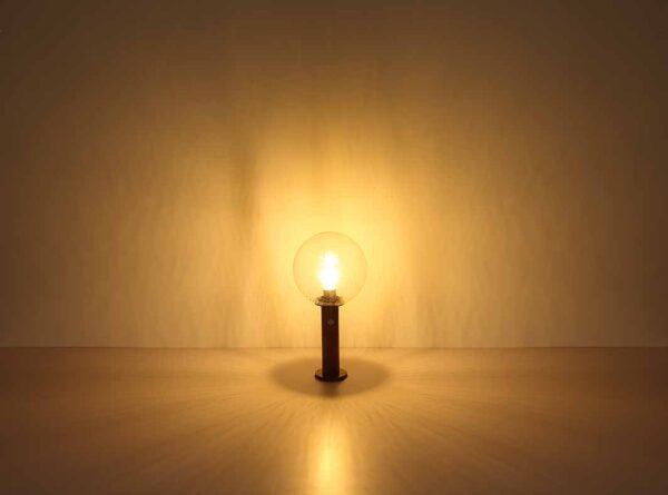 Globo Ossy vloerlamp – ø 25 cm – LED + E27 – Naturel - Image 4