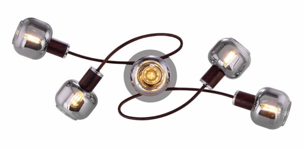 Globo Pallo plafonniere – E14 (kleine fitting) – Brons - Image 3