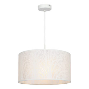 Globo Pinni hanglamp – ø 38 cm – E27 (grote fitting) – Wit