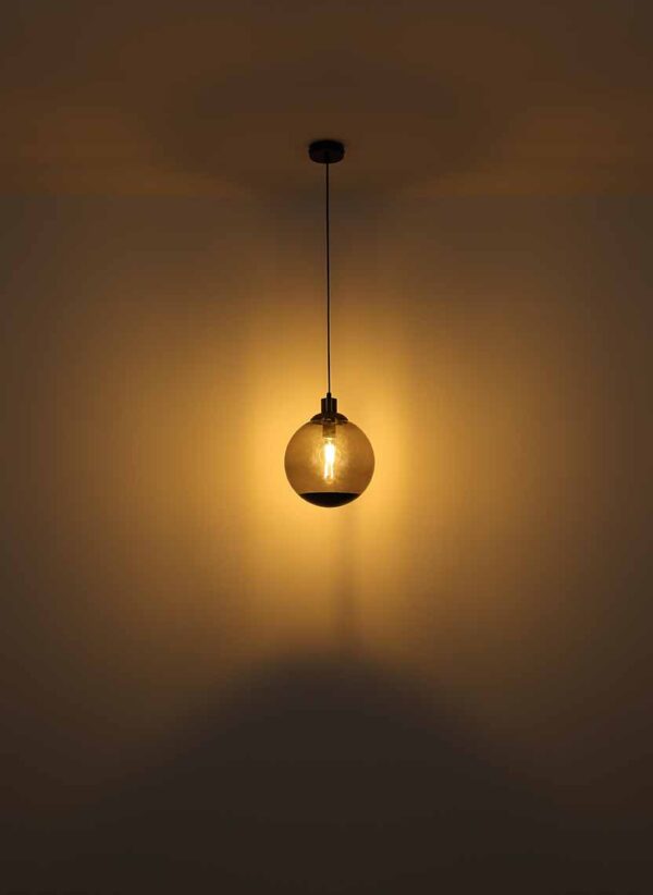 Globo Potter hanglamp – ø 51 cm – E27 (grote fitting) – Zwart - Image 4