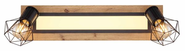 Globo Priska plafonniere – Ingebouwd (LED) – Zwart - Image 3