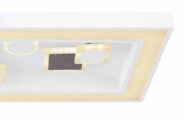 Globo Rabea plafonniere – Ingebouwd (LED) – Wit - Image 3