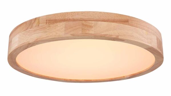 Globo Rainer plafonniere – ø 40 cm – Ingebouwd (LED) – Naturel - Image 3