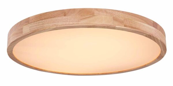 Globo Rainer plafonniere – ø 60 cm – Ingebouwd (LED) – Naturel - Image 3