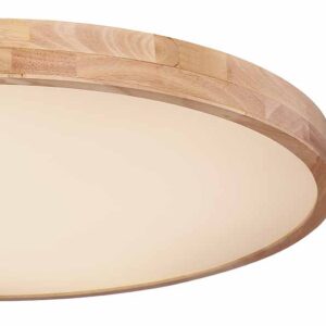 Globo Rainer plafonniere – ø 80 cm – Ingebouwd (LED) – Naturel