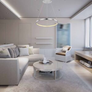 5 cm – Ingebouwd (LED) – Nikkel