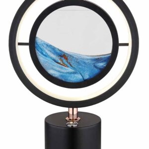 Globo Reedi tafellamp – Ingebouwd (LED) – Zwart
