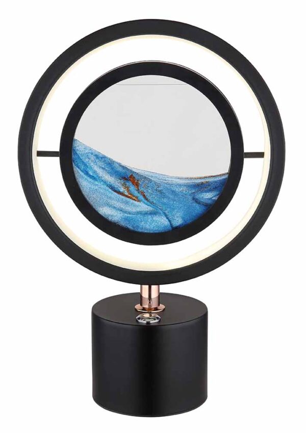 Globo Reedi tafellamp – Ingebouwd (LED) – Zwart