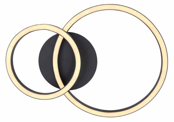 Globo Reggy plafonniere – Ingebouwd (LED) – Zwart - Image 3