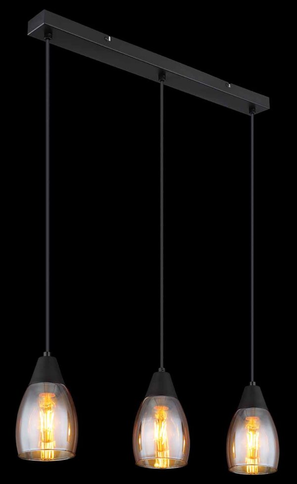 Globo Reid hanglamp – E27 (grote fitting) – Zwart - Image 4