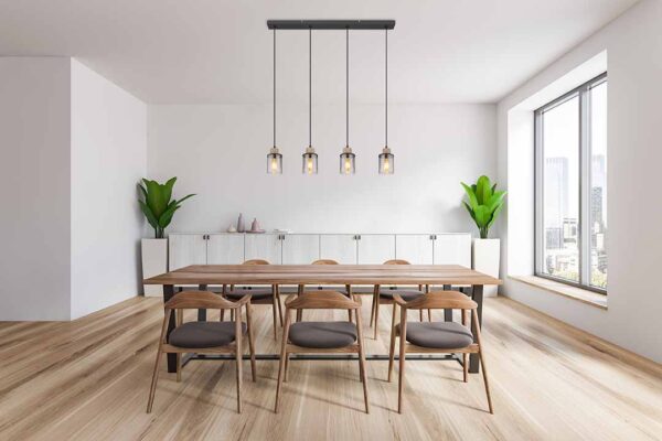 Globo Reid hanglamp – E27 (grote fitting) – Zwart - Image 4