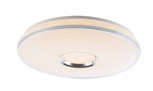 Globo Rena plafonniere – ø 49 cm – Ingebouwd (LED) – Wit - Image 4