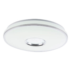 Globo Rena plafonniere – ø 49 cm – Ingebouwd (LED) – Wit