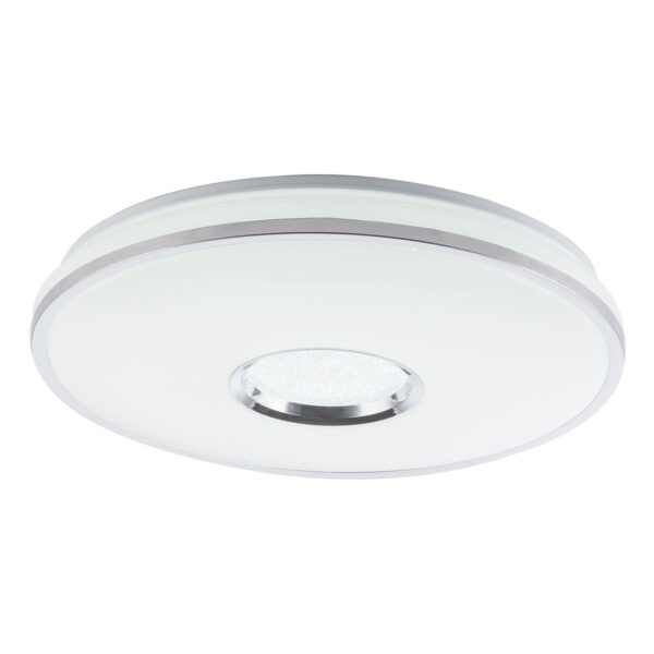 Globo Rena plafonniere – ø 49 cm – Ingebouwd (LED) – Wit
