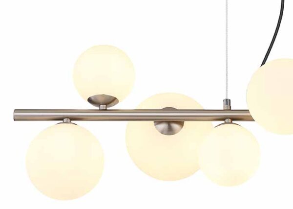 Globo Riha hanglamp – G9 – Nikkel - Image 3