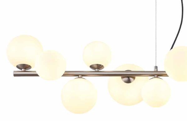 Globo Riha hanglamp – G9 – Nikkel - Image 3
