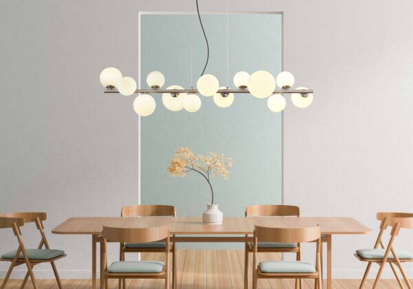 Globo Riha hanglamp – G9 – Nikkel - Image 4
