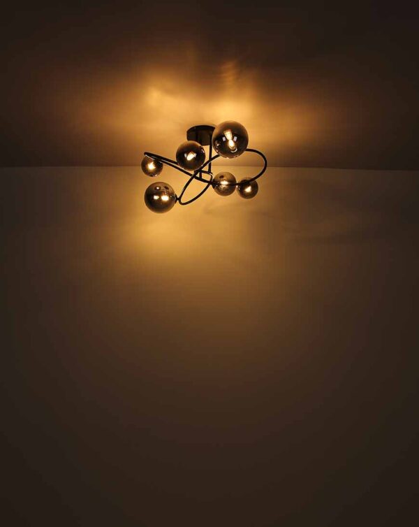Globo Riha hanglamp – G9 – Zwart - Image 3