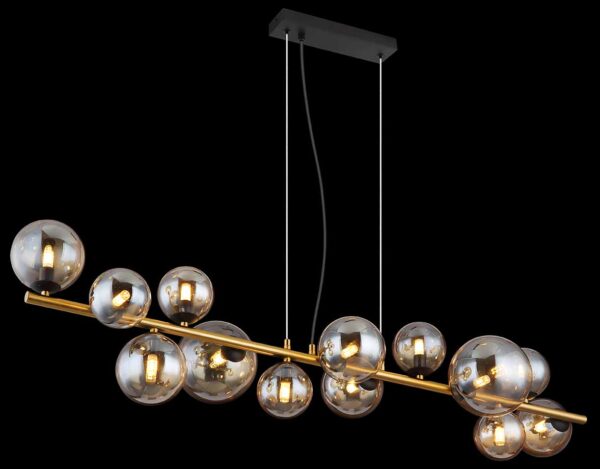Globo Riha hanglamp – G9 – Zwart - Image 4