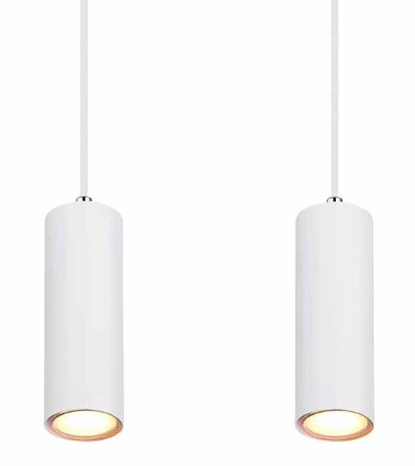Globo Robby hanglamp – GU10 – Wit - Image 3