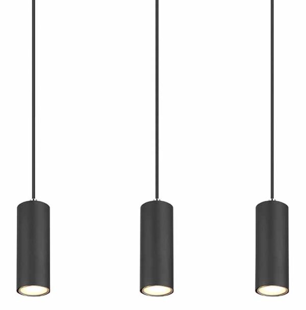 Globo Robby hanglamp – GU10 – Zwart - Image 3