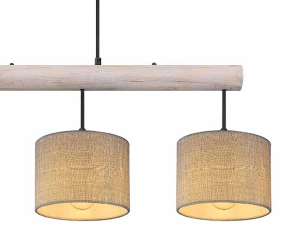 Globo Roger hanglamp – E27 (grote fitting) – Zwart - Image 3