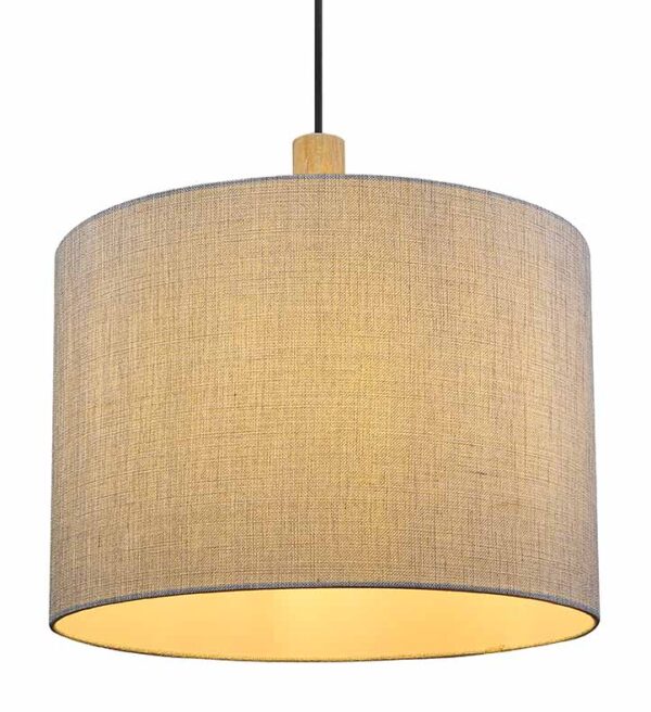 Globo Roger hanglamp – ø 40 cm – E27 (grote fitting) – Zwart