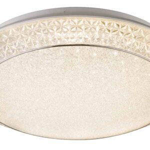 Globo Ronja plafonniere – ø 51 cm – Ingebouwd (LED) – Wit