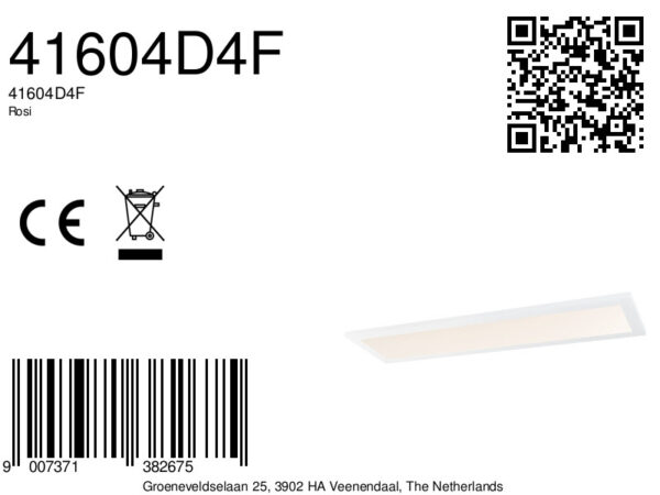 Globo Rosi plafonniere – Ingebouwd (LED) – Wit - Image 4