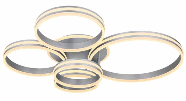 Globo Rubio plafonniere – Ingebouwd (LED) – Grijs - Image 4