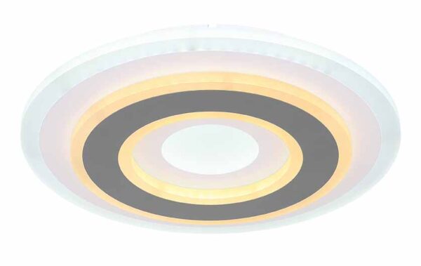 Globo Sabatino plafonniere – ø 30 cm – Ingebouwd (LED) – Wit