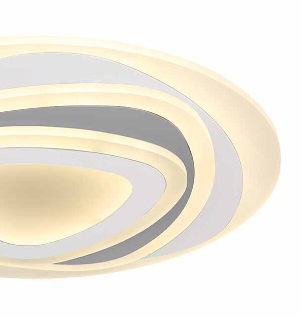 Globo Sabatino plafonniere – ø 50 cm – Ingebouwd (LED) – Wit - Image 3