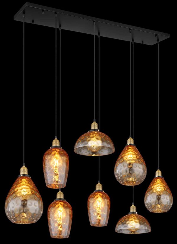 Globo Salvy hanglamp – E27 (grote fitting) – Zwart - Image 4