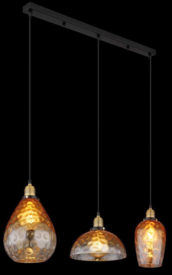 Globo Salvy hanglamp – E27 (grote fitting) – Zwart - Image 4