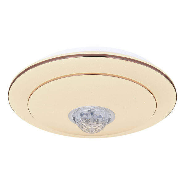 Globo Santina plafonniere – ø 50 cm – Ingebouwd (LED) – Wit