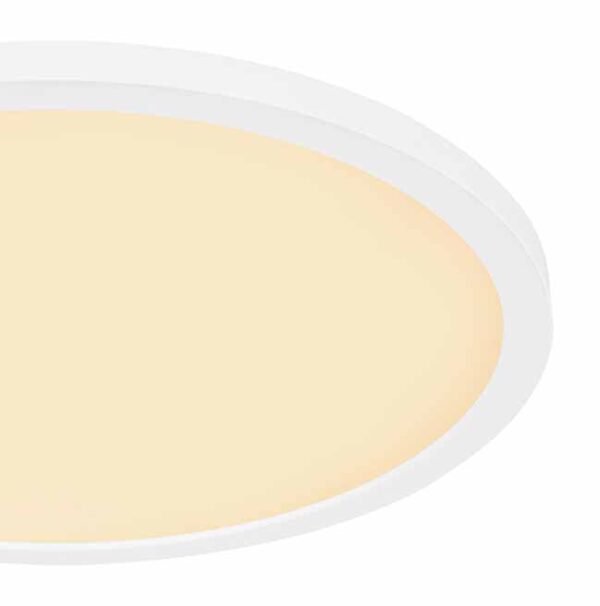 Globo Sapana plafonniere – ø 42 cm – Ingebouwd (LED) – Wit - Image 3