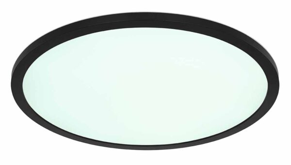 Globo Sapana plafonniere – ø 42 cm – Ingebouwd (LED) – Zwart - Image 4