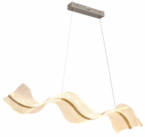 Globo Saque hanglamp – Ingebouwd (LED) – Nikkel - Image 4