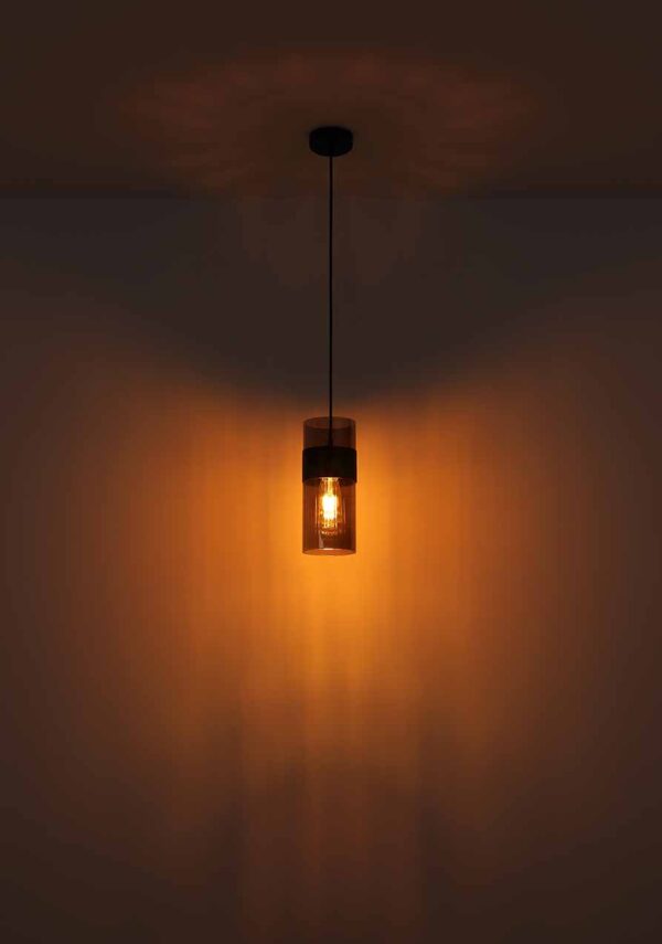 Globo Scarfina wandlamp – E27 (grote fitting) – Zwart - Image 3