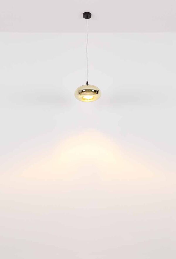 Globo Selly hanglamp – ø 65 cm – E27 (grote fitting) – Zwart - Image 4