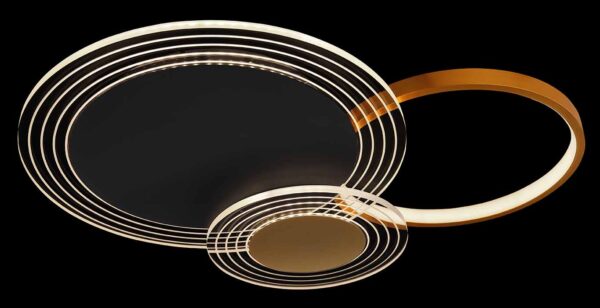 Globo Senna plafonniere – Ingebouwd (LED) – Zwart - Image 4
