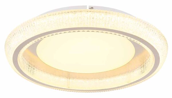 Globo Sharper plafonniere – ø 50 cm – Ingebouwd (LED) – Wit - Image 3