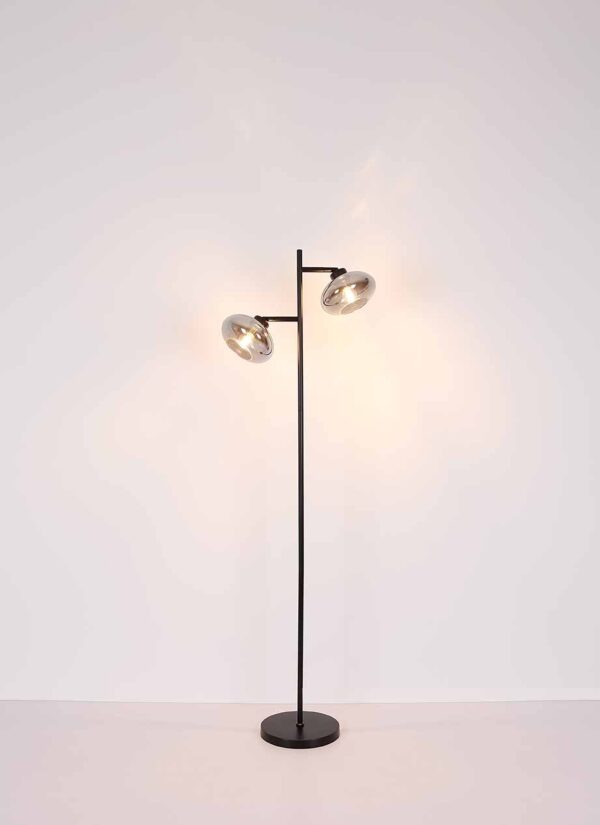 Globo Shaun plafonniere – ø 40 cm – E27 (grote fitting) – Zwart - Image 4